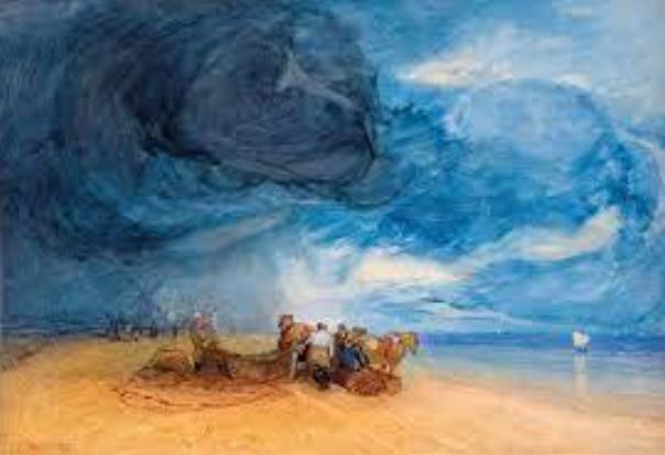 Storm On The Beach John Sell Cotman